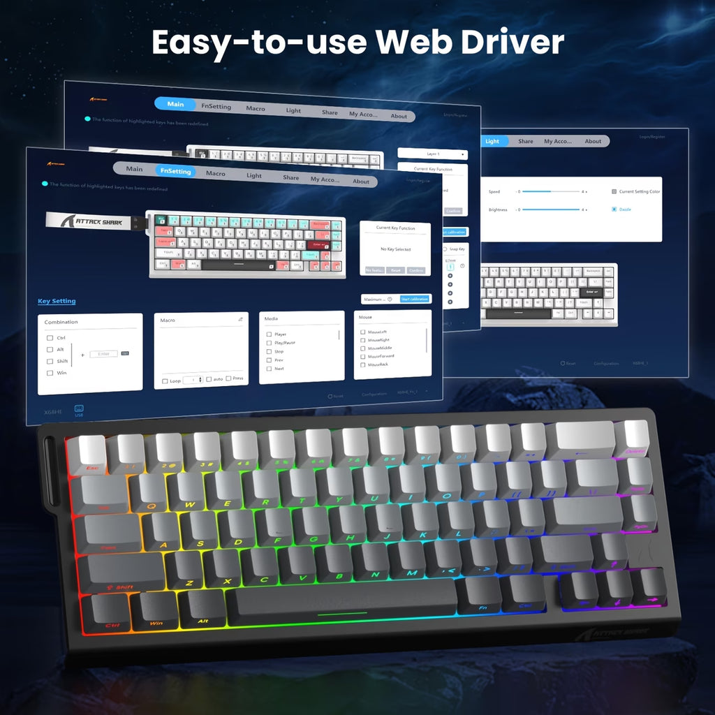 ATTACK SHARK X68 HE